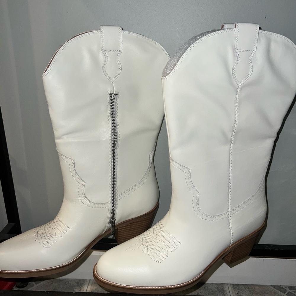 White Cowboy Boots